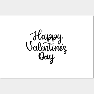 Happy Valentine's Day - Script Hand Lettering Posters and Art